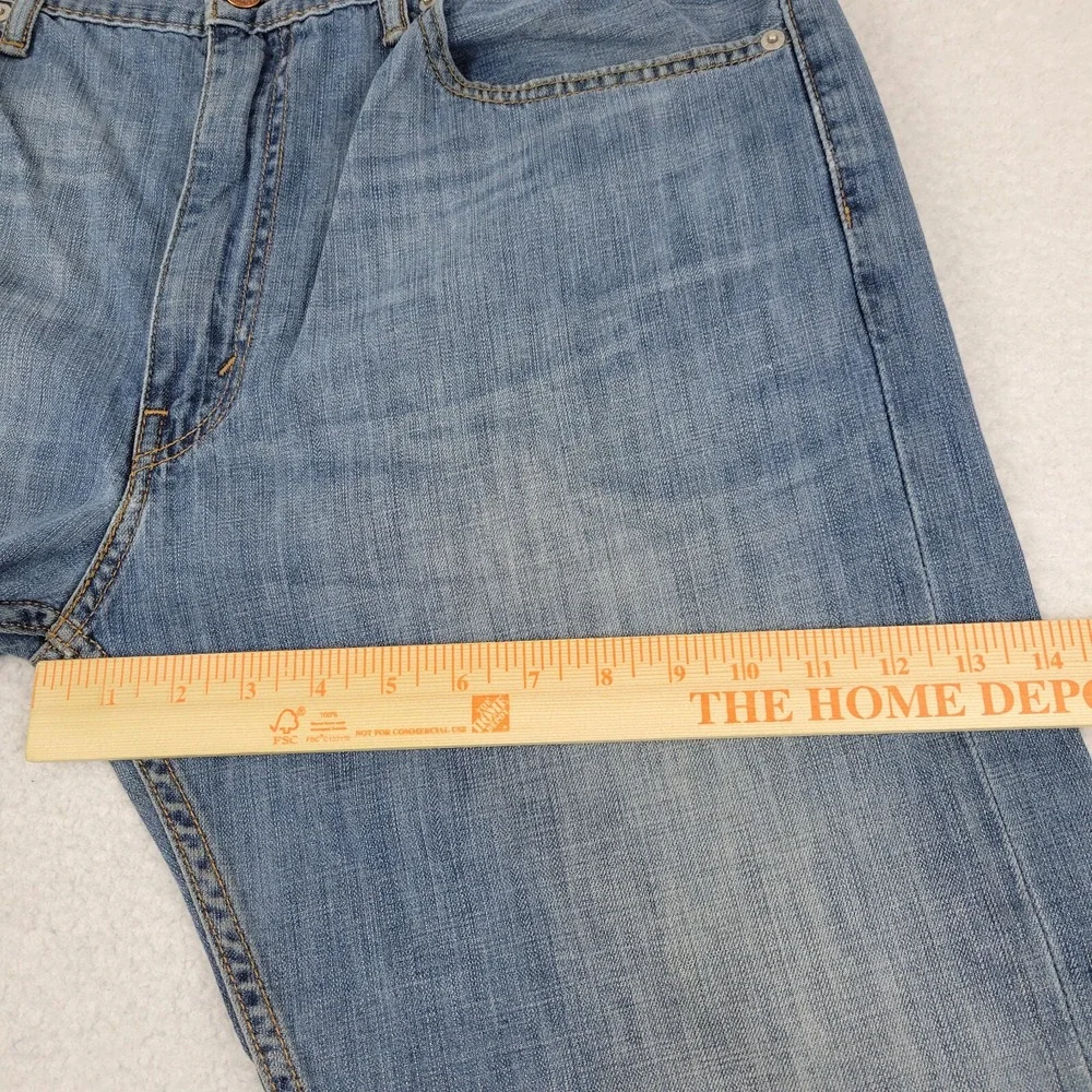 Levis 505 Regular Fit Straight Leg Jeans Mens 38 x 30 Measures 37 x 29 Blue Cott